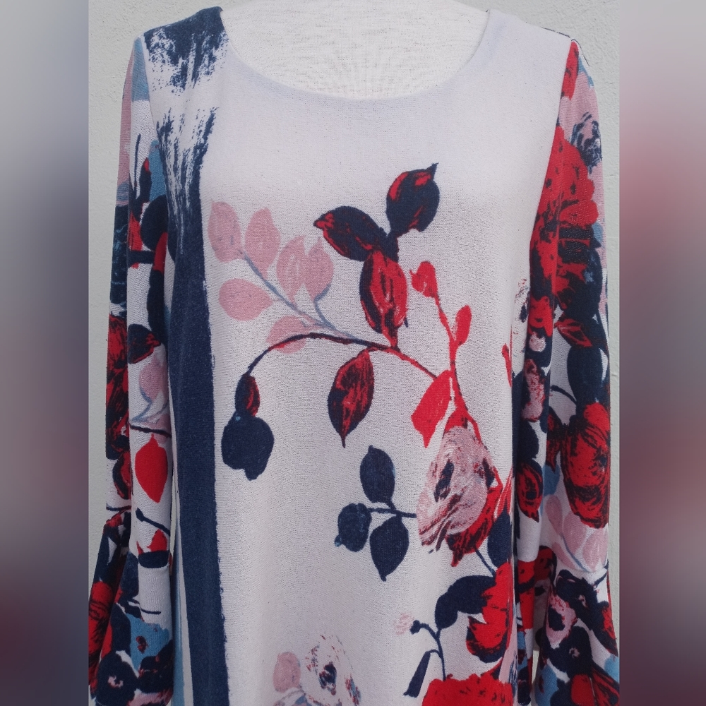 Maeve Anthousia Knit Floral Swing Dress - Picture 4 of 12
